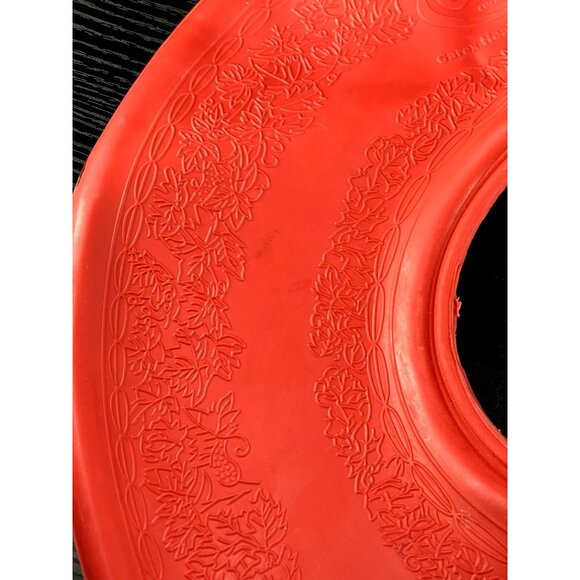 Carex Red Rubber Inflatable Donut Cushion For Tailbone & Posture Support - Picture 2 of 3